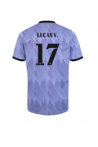 Real Madrid Lucas Vazquez #17 Voetbaltruitje Uit tenue 2022-23 Korte Mouw